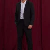 Ensemble blazer et tailleur uni