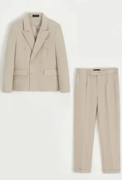 Ensemble blazer et tailleurs uni