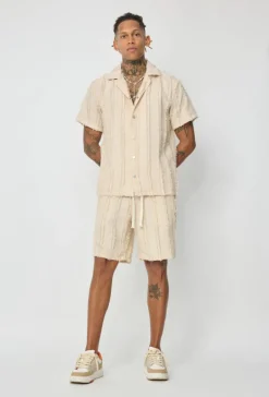 Ensemble chemise et short unis