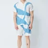 Ensemble chemise et short à motif