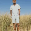 Ensemble chemise et short uni à motif
