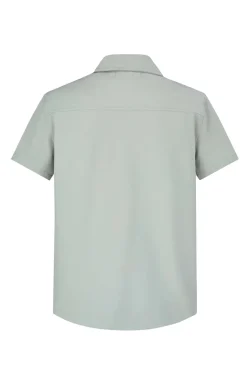 Ensemble chemise et shorts zippé moderne