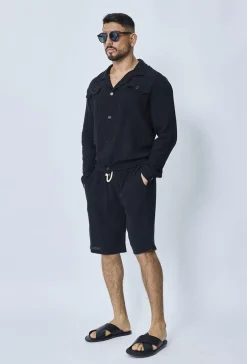 Ensemble chemise et short casual gaze de