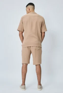 Ensemble chemise et short casual gaze de