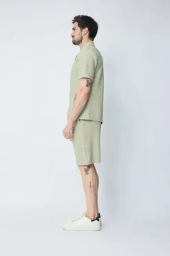 Ensemble chemise et short unis