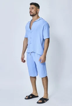 Ensemble chemise et short casual gaze de