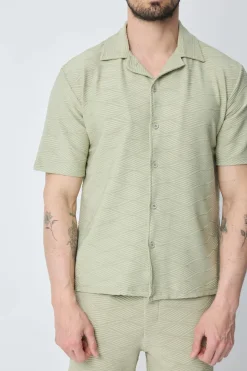 Ensemble chemise et short unis