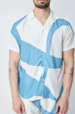 Ensemble chemise et short à motif