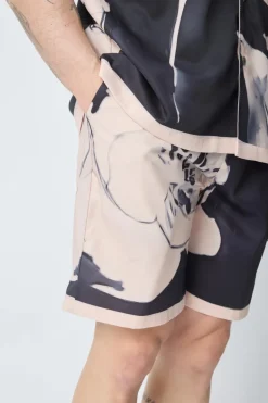 Ensemble chemise et short à motif