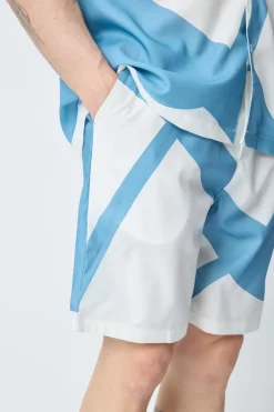Ensemble chemise et short à motif