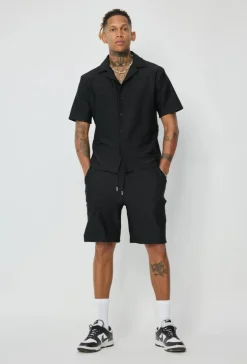 Ensemble chemise et short unis