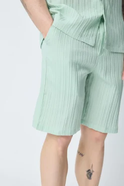 Ensemble chemise et short uni