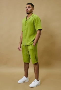 Ensemble chemise et short casual gaze de