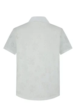 Ensemble chemise manches courtes short fleuris
