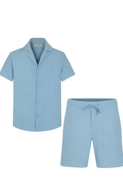 Ensemble chemise manches courtes short