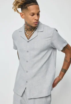 Ensemble chemise manches courtes short