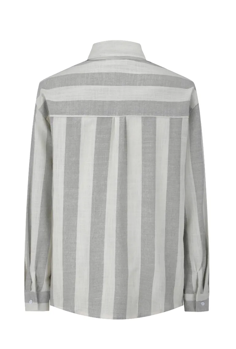 Ensemble chemise pantalon à rayures