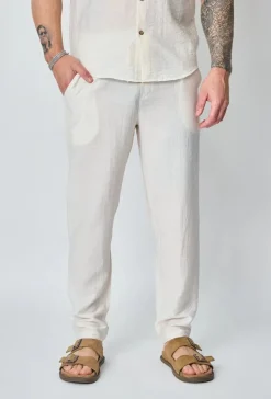 Ensemble chemise pantalon uni fin
