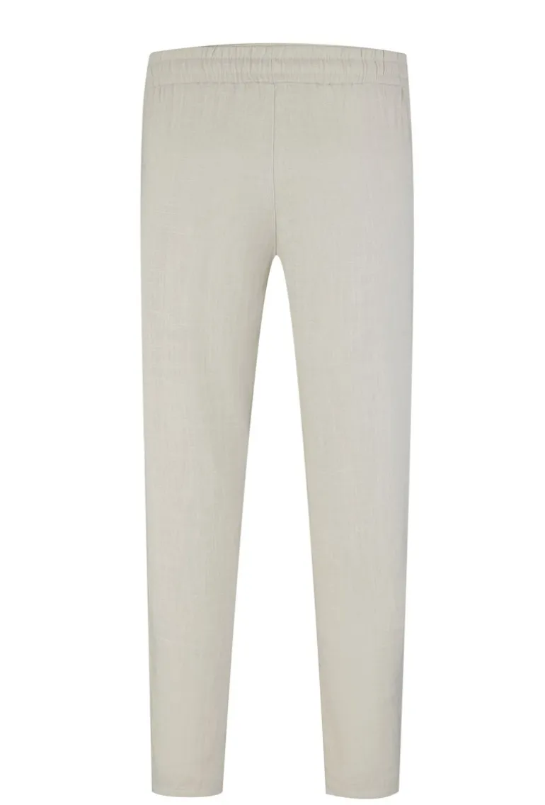 Ensemble chemise pantalon bicolore décontractée