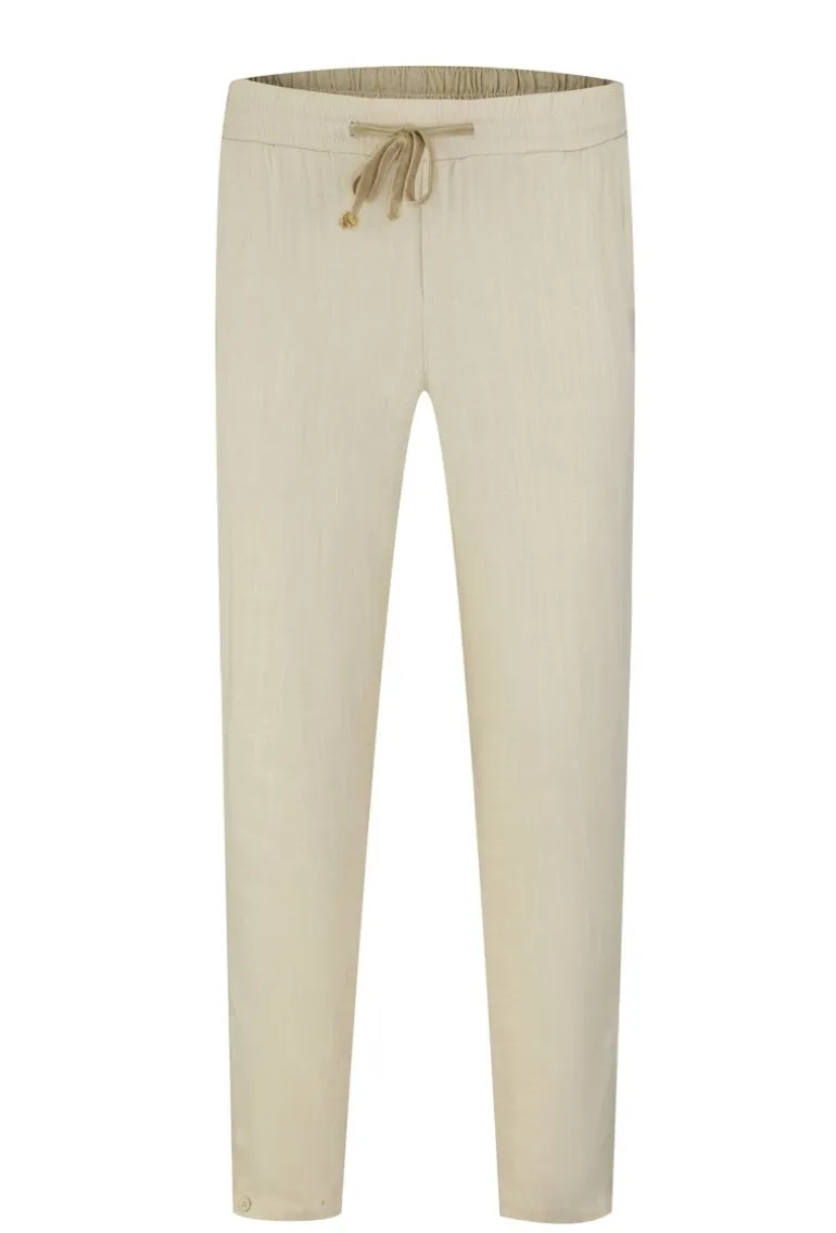 Ensemble chemise pantalon bicolore décontractée