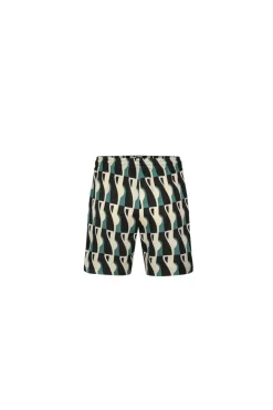 Ensemble chemise short à motifs abstrait