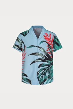 Ensemble chemise short à motifs