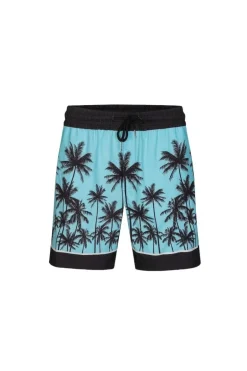 Ensemble chemise short à motifs palmier