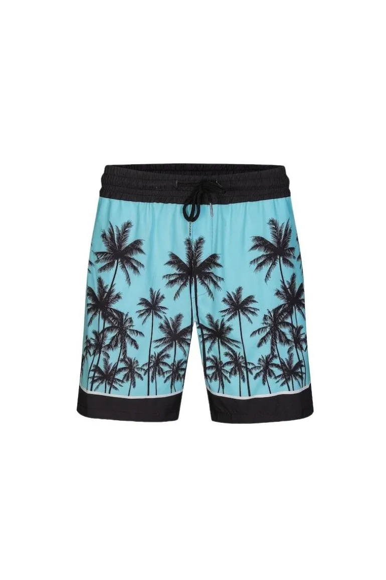 Ensemble chemise short à motifs palmier