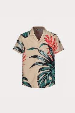Ensemble chemise short à motifs