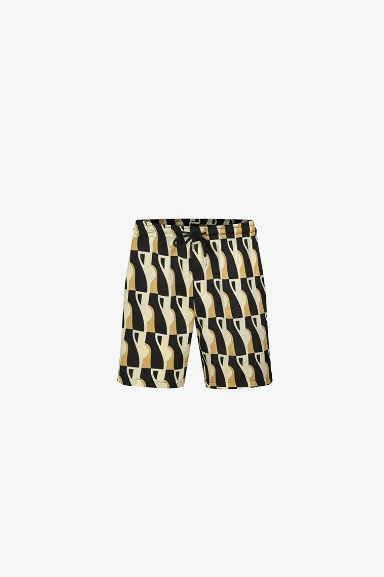 Ensemble chemise short à motifs abstrait