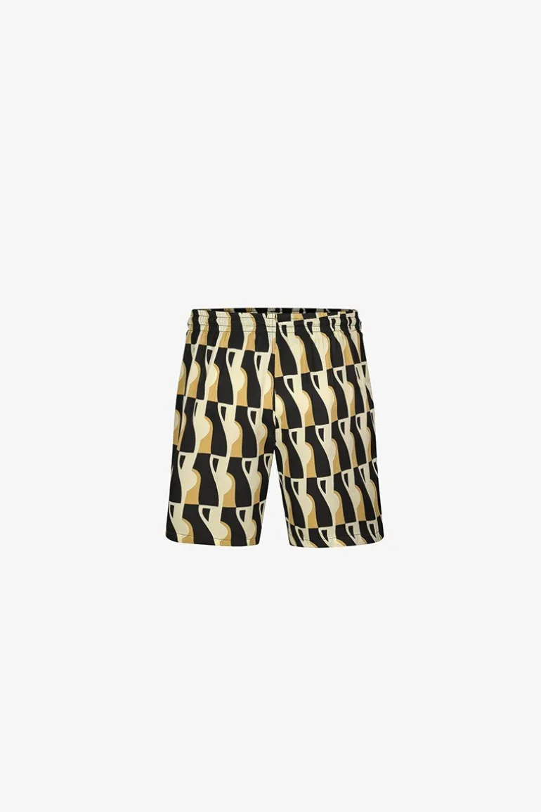 Ensemble chemise short à motifs abstrait