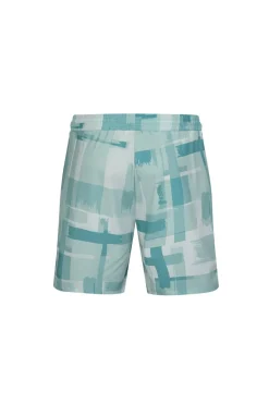 Ensemble chemise short à motifs abstrait