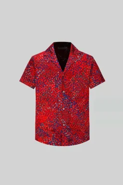 Ensemble chemise short à motifs