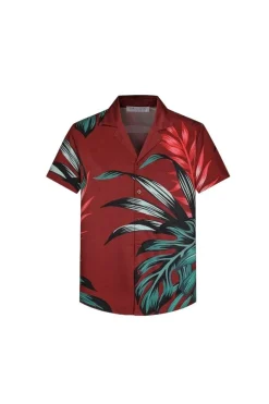 Ensemble chemise short à motifs