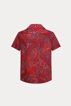 Ensemble chemise short à motifs
