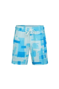 Ensemble chemise short à motifs abstrait