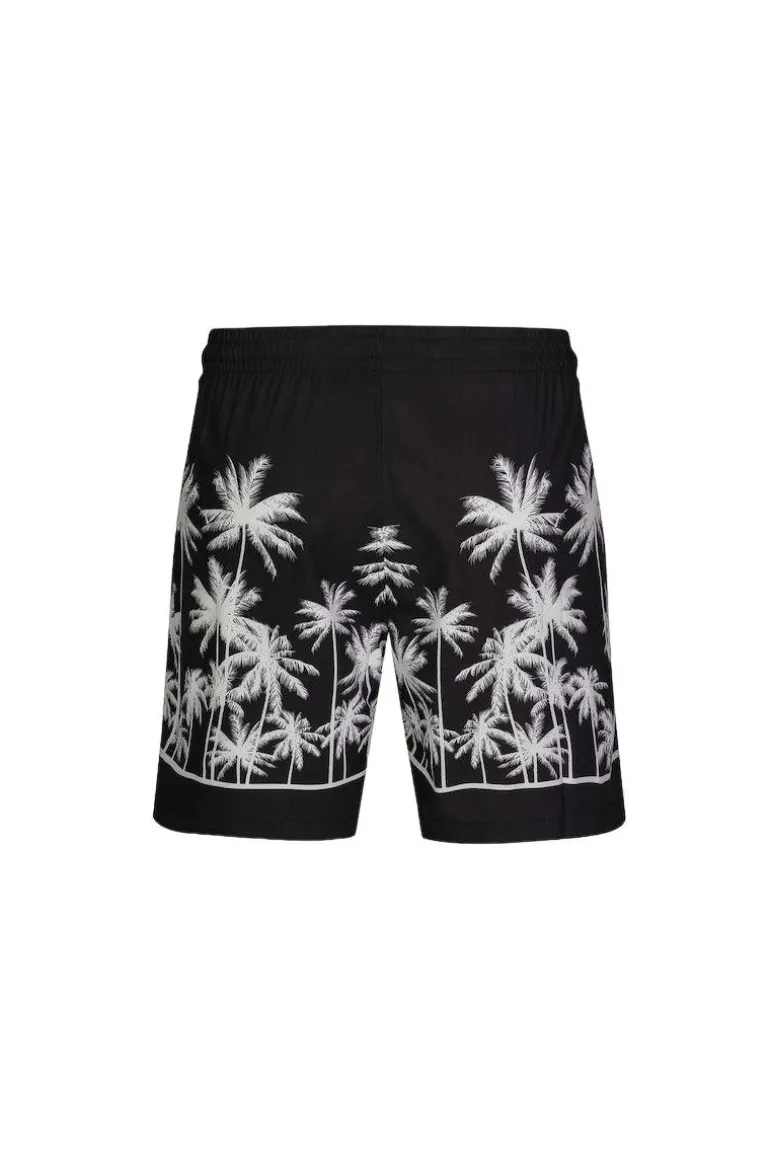 Ensemble chemise short à motifs palmier