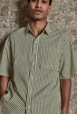 Ensemble chemise short à rayure
