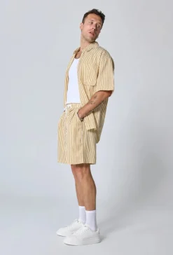 Ensemble chemise short à rayure