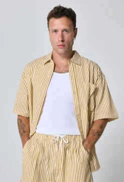 Ensemble chemise short à rayure