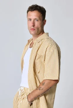 Ensemble chemise short à rayure