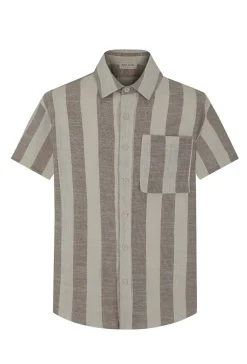 Ensemble chemise short à rayure
