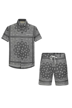 Ensemble chemise short bandana