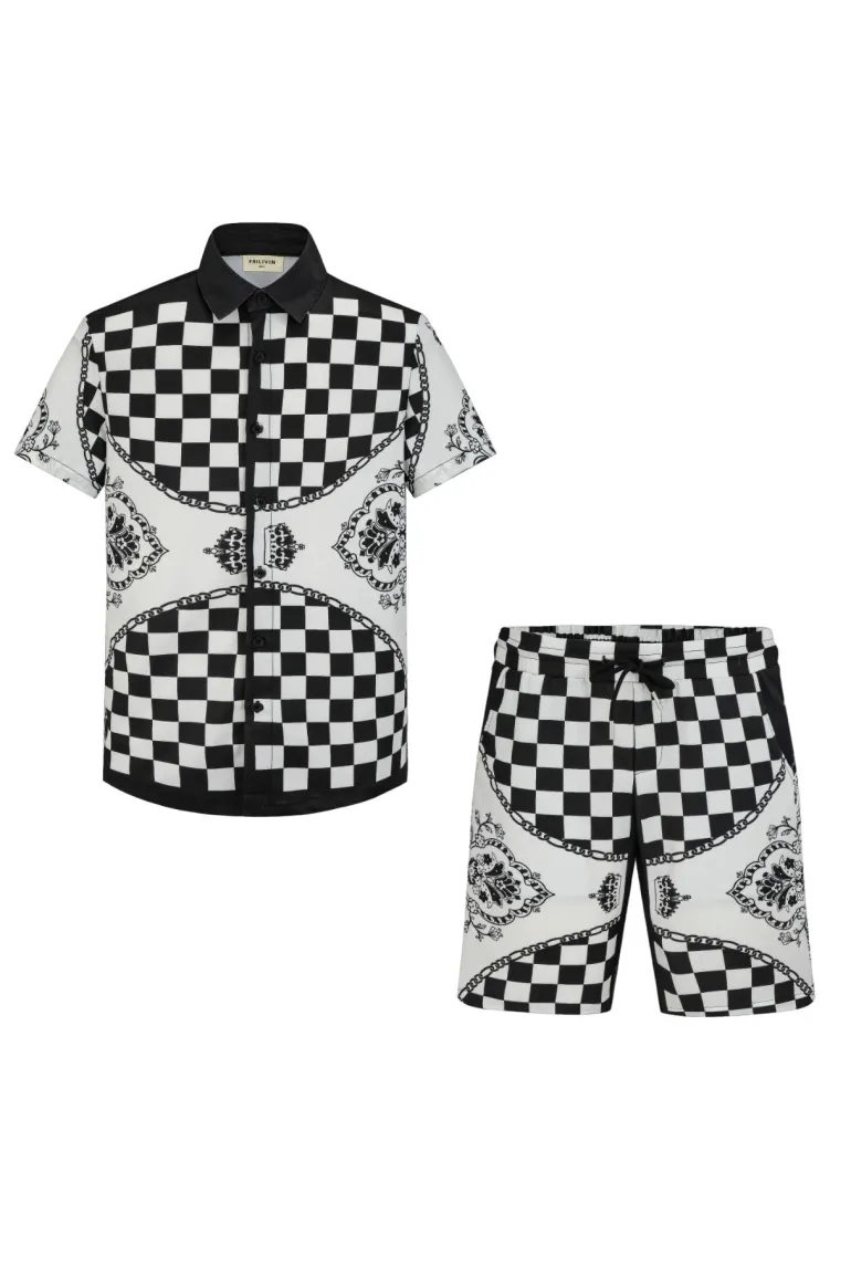 Ensemble chemise short baroque