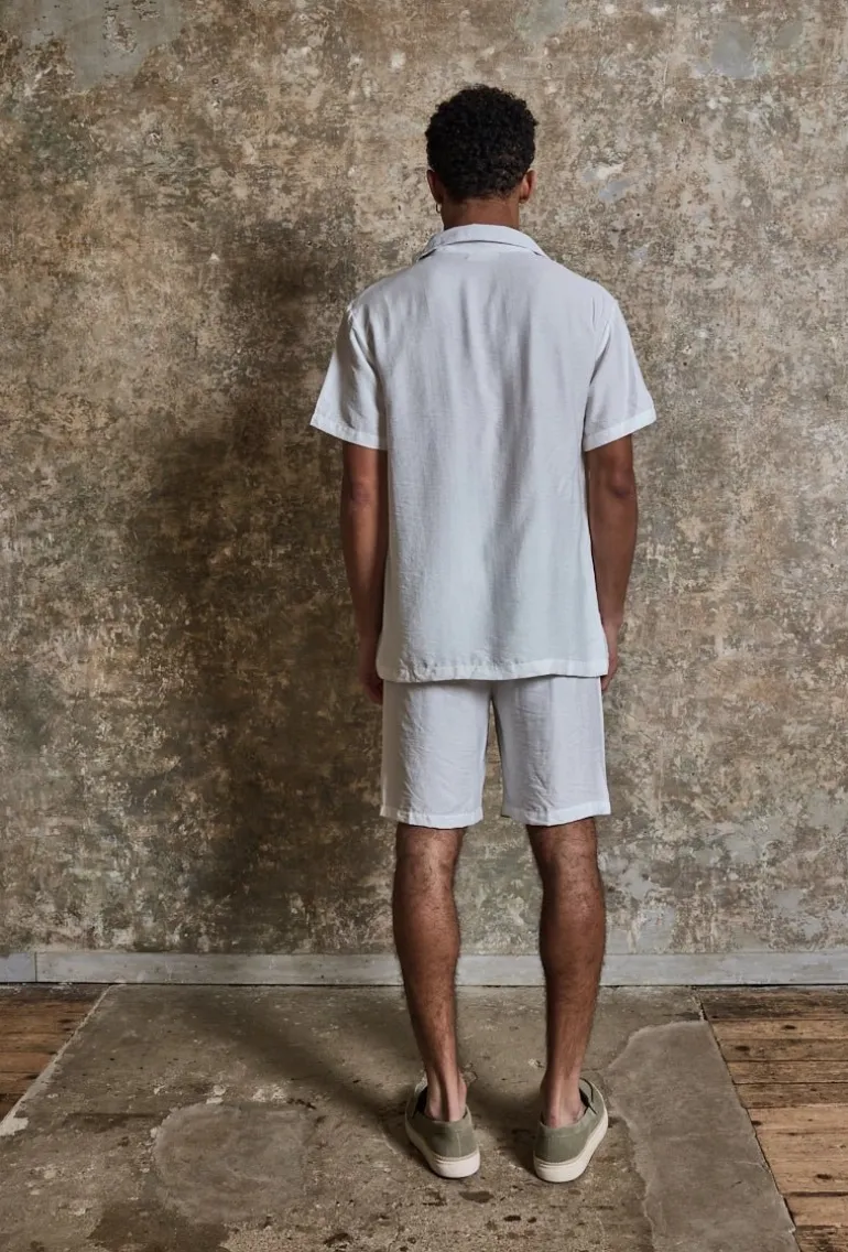 Ensemble chemise short bicolore