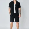 Ensemble chemise short décontracté