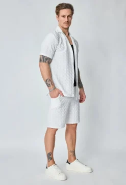 Ensemble chemise short décontracté