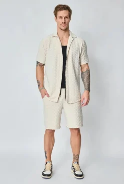 Ensemble chemise short décontracté