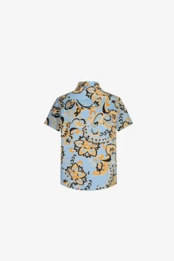 Ensemble chemise short fleuri à motifs baroque