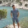 Ensemble chemise short graphique